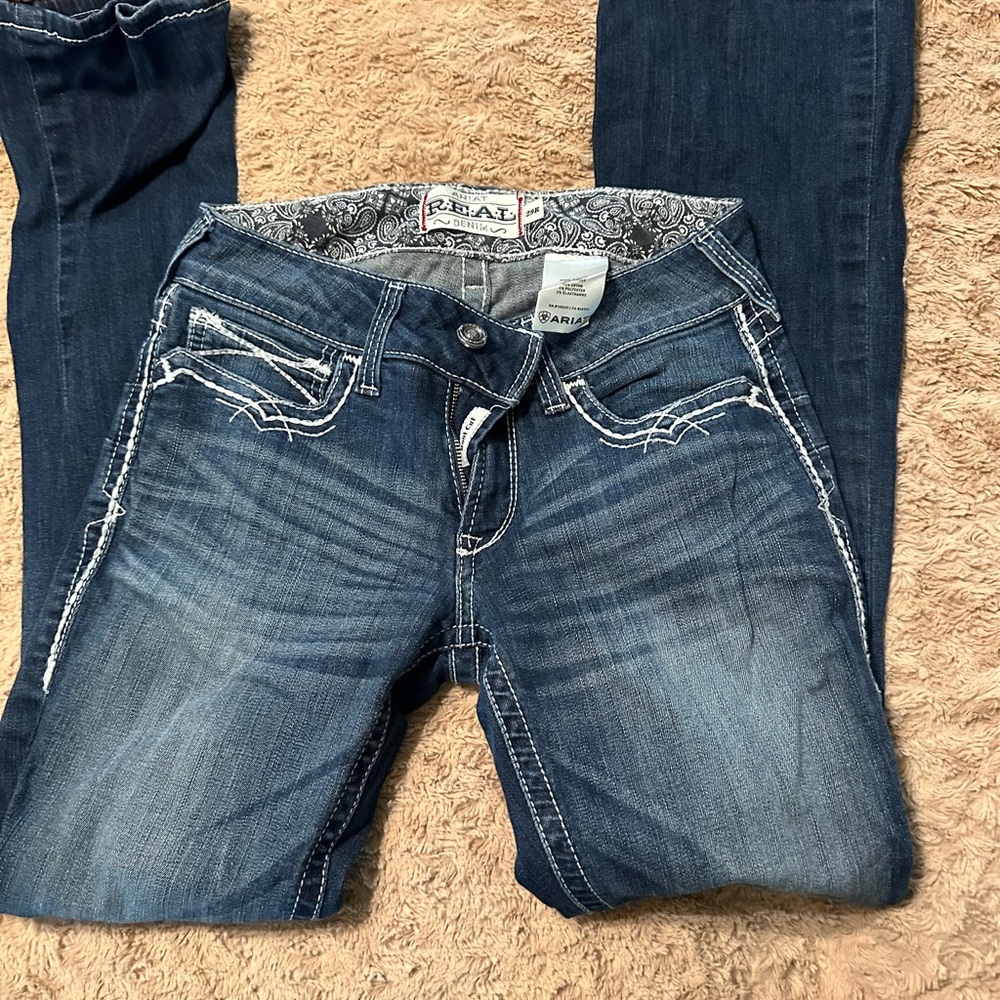 Ariat Women's Dark Blue Boot Cut Jeans